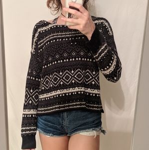 Warm Patterned Winter Sweater